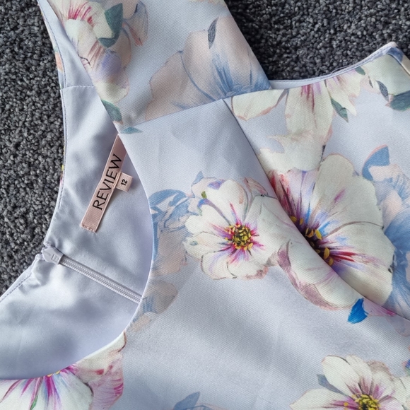 Review Mauve and pinked toned floral dress - Picture 4 of 7